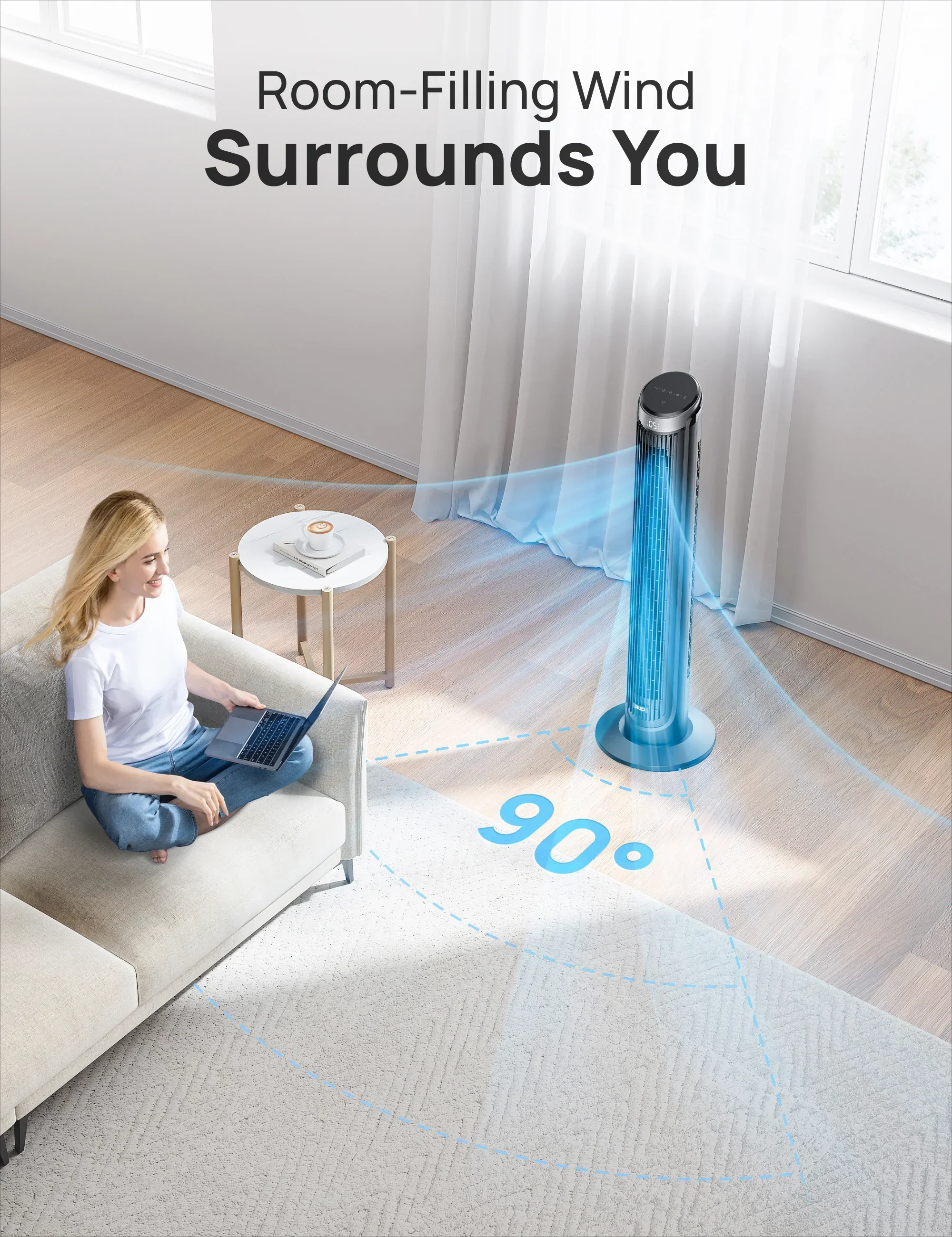Smart Tower Fan Cruiser Pro T3S - Image 18