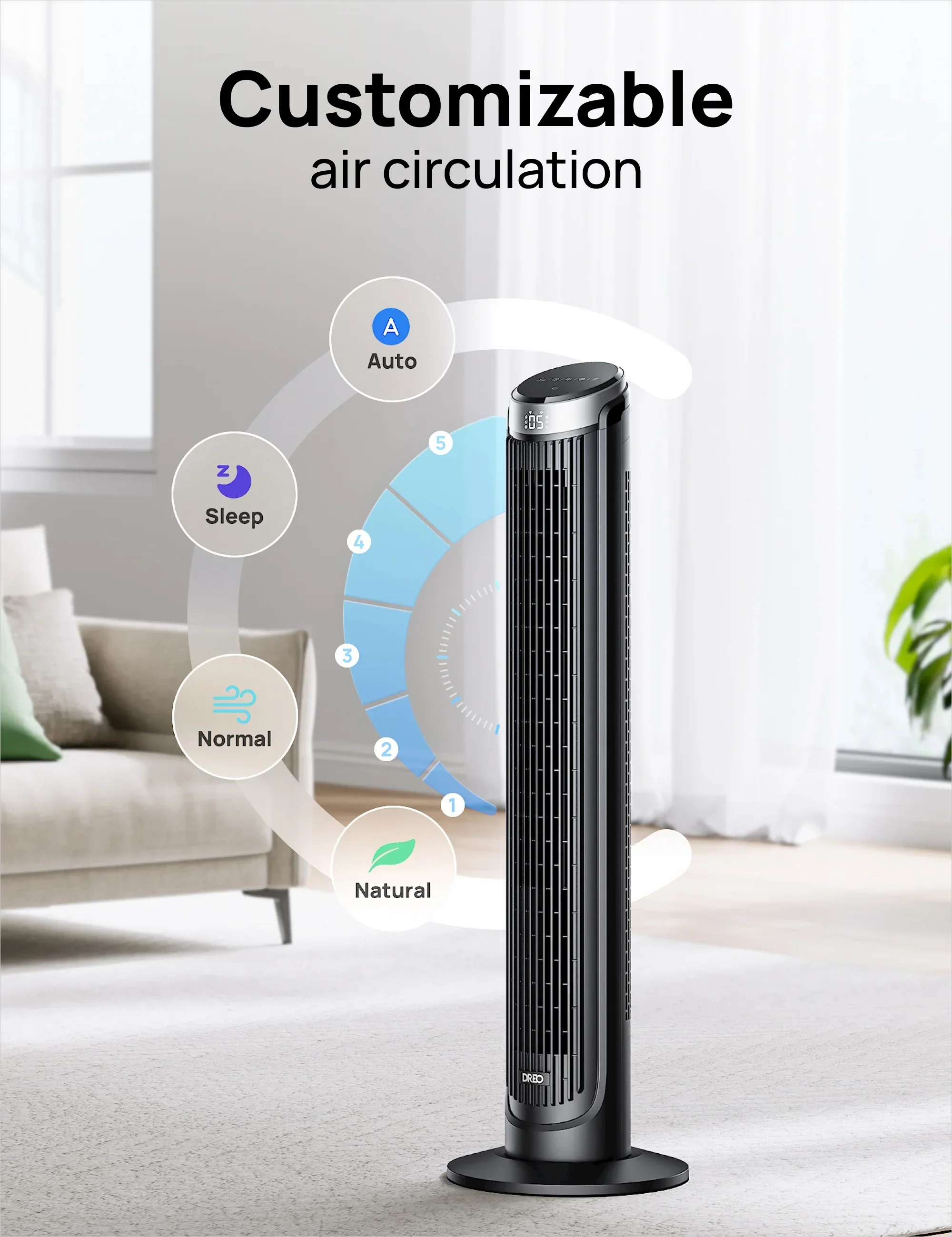Smart Tower Fan Cruiser Pro T3S - Image 19