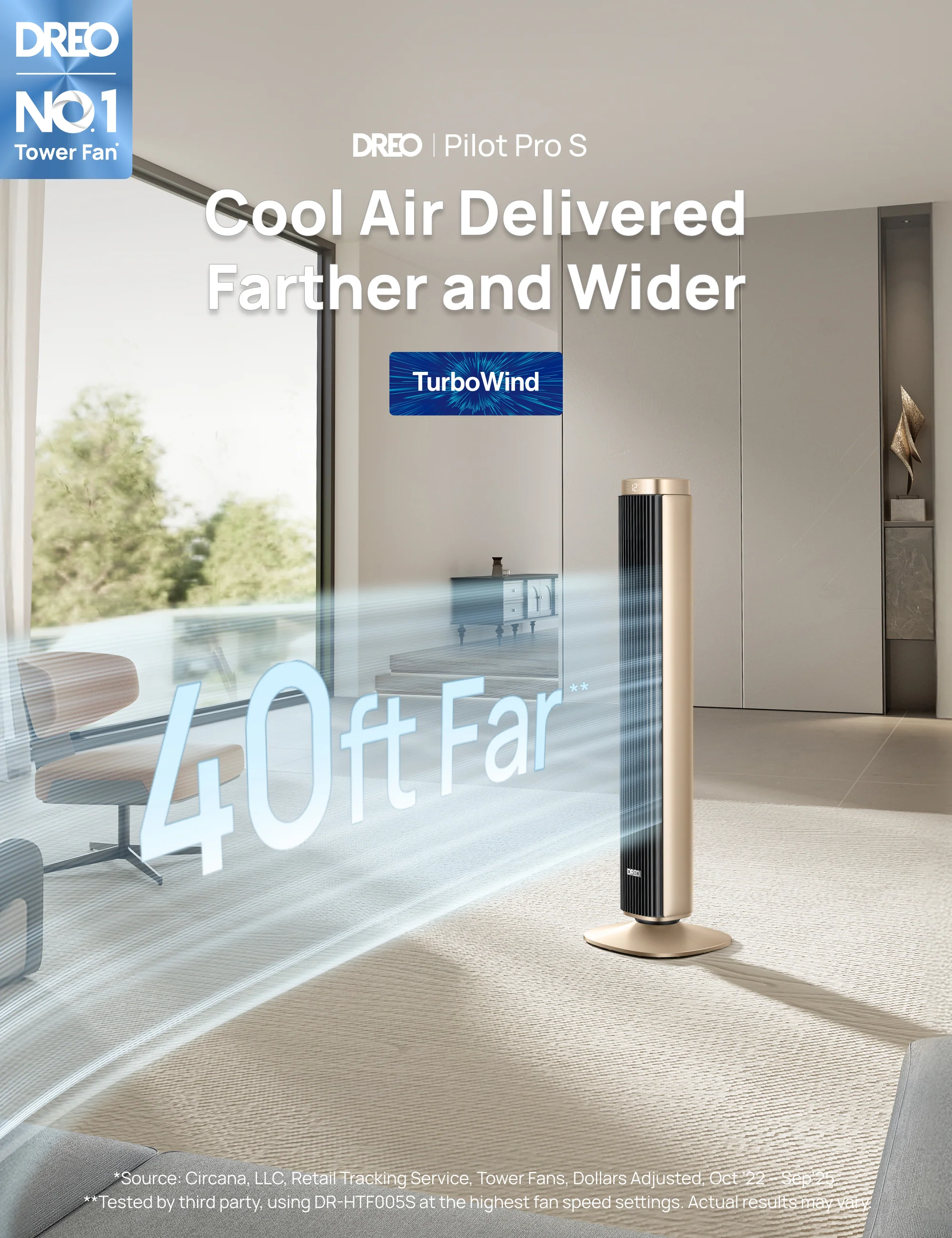 Smart Tower Fan Pilot Pro S - Image 10