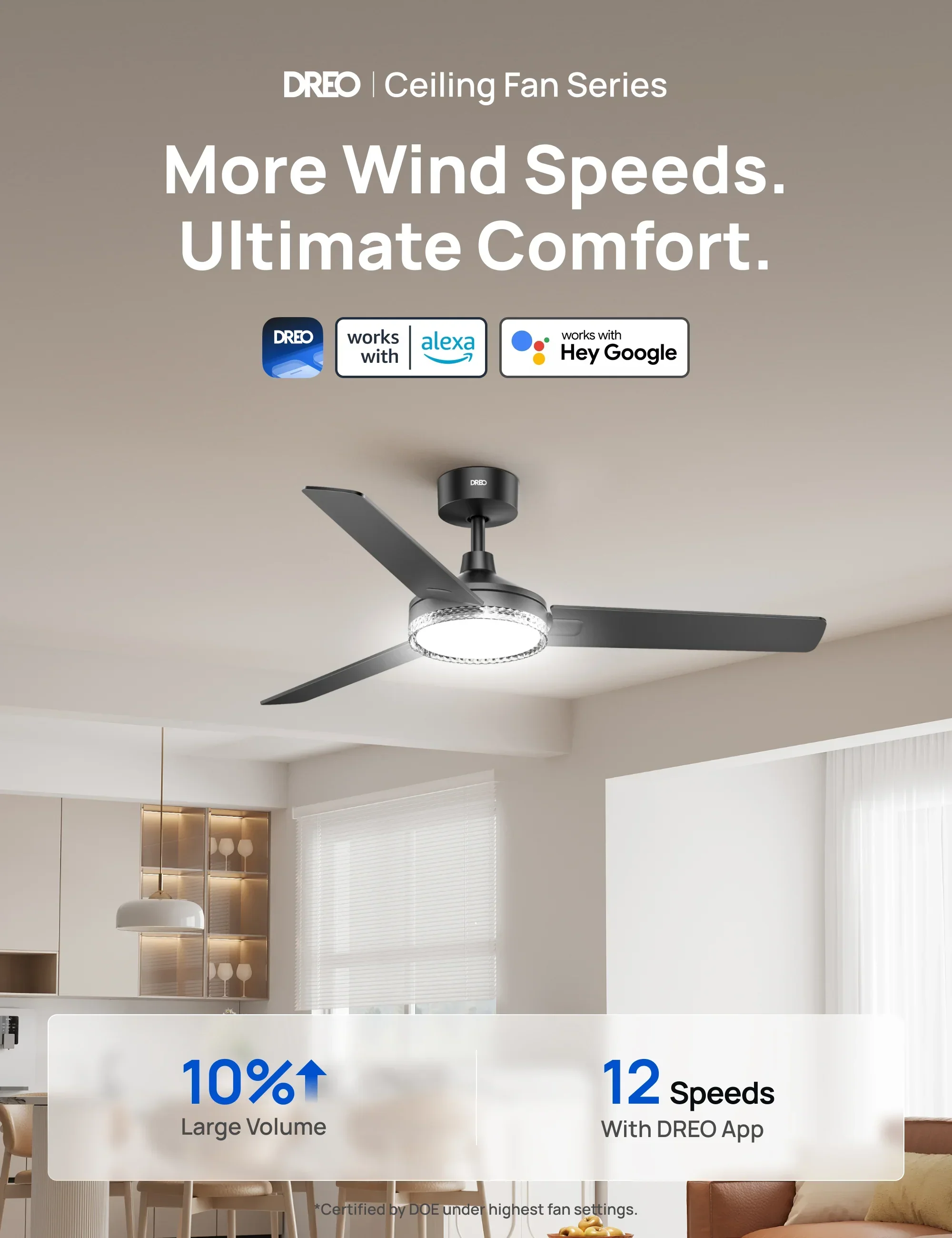 Smart Ceiling Fan 334S - Image 2