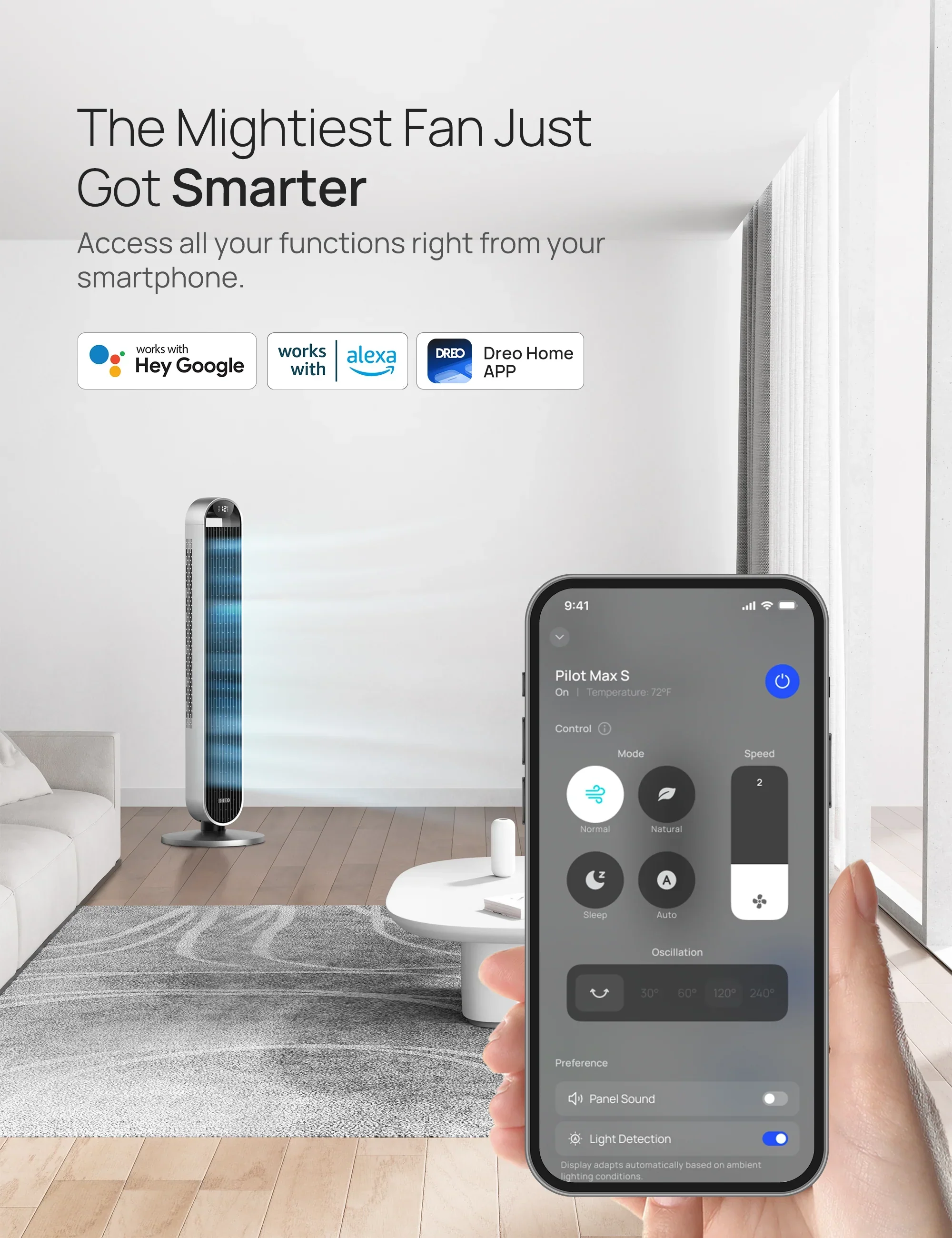 Smart Tower Fan Pilot Max S - Image 16