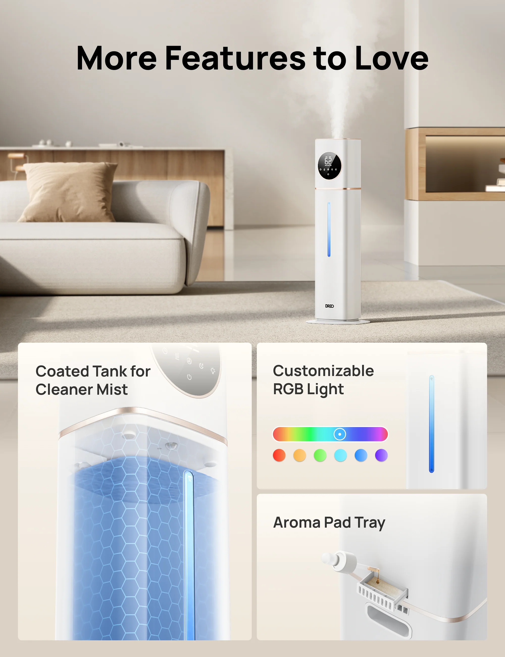Tower Heater 718 & Smart Humidifier 735S 11L - Image 16