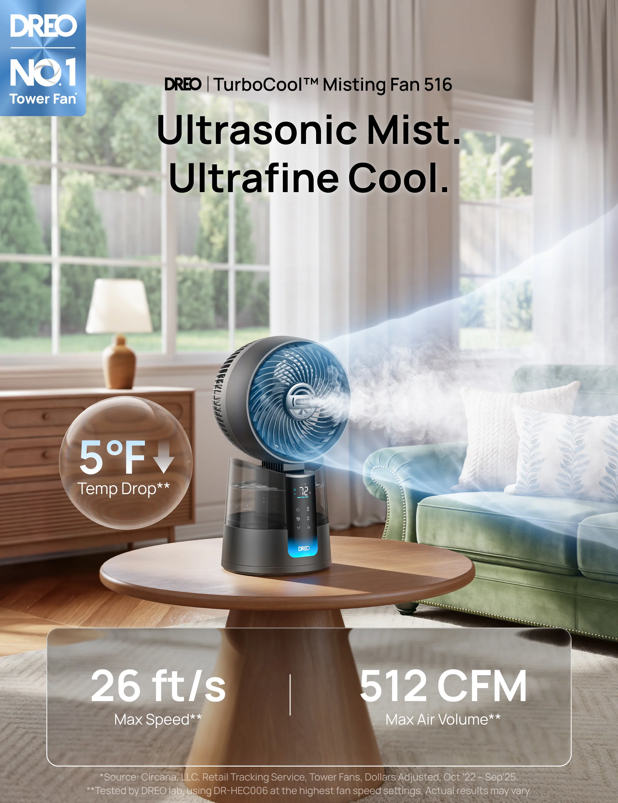 TurboCool™ Misting Fan 516S & TurboCool™ Misting Fan 765S - Image 9