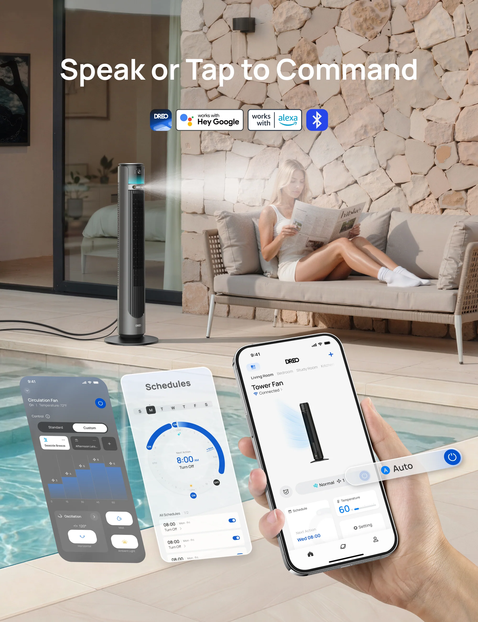 TurboCool™ Outdoor Misting Fan 711AS - Image 9
